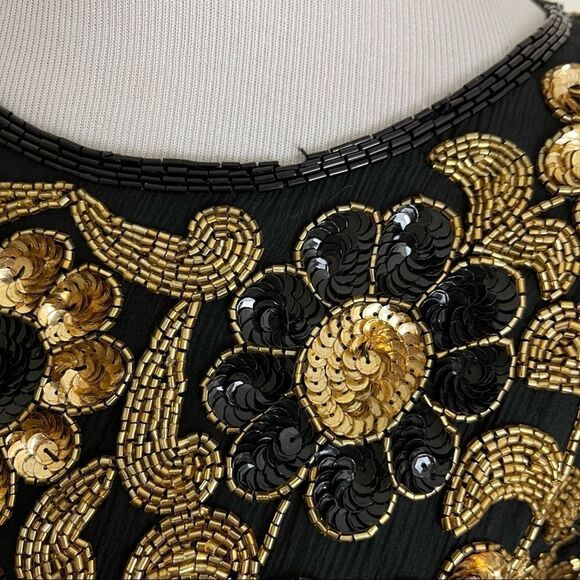 Vintage Leslie Fay Sequin Evening Dress - Picture 10 of 11